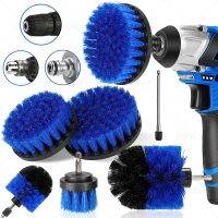 【CW】 4PCS Electric Scrubber Plastic Round Cleaning Glass Car Tires Brushes Extender