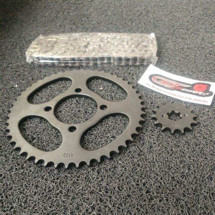YAMAHA XTZ 125 CHAIN AND SPROCKET SET HEAVY DUTY Lazada PH
