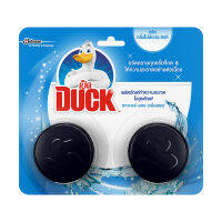 โปรโมชัน ก้อนทำความสะอาดโถสุขภัณฑ์ DUCK รุ่น PACK2 ขนาด 40 กรัม (แพ็ค 2 ก้อน) สีฟ้า อุปกรณ์ทำความสะอาด ซักล้าง ราคาถูก เก็บเงินปลายทางได้