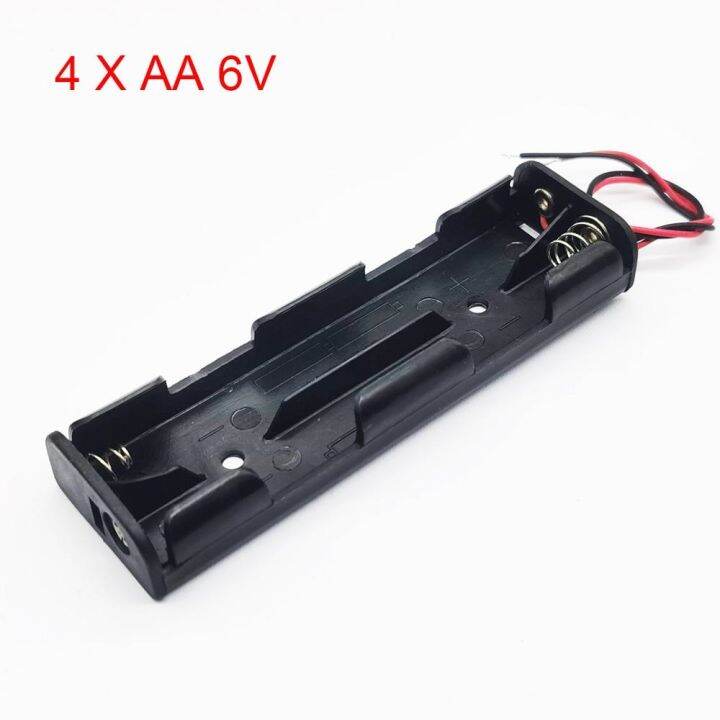 {storage home] 4x AA 6V Battery Box AA Battery Holder 4xAA Battery