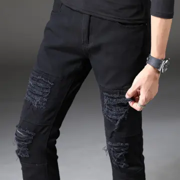 Custom Scratch Skinny Ripped Men Jeans - China Denim Jeans and Clothing  price | Made-in-China.com