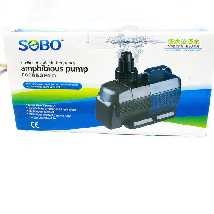 ปั๊มน้ำประหยัดไฟ-sobo-bo-4000a-eco-water-pump-25-w-ปั๊มน้ำพุ-ปั๊มน้ำตก-ปั๊มแช่-ปั๊มบ่อปลา-bo4000a