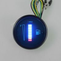 【cw】2" 52mm Universal Car Motorcycle Fuel Level Meter Gauge 8 LED Light Display 12V ！