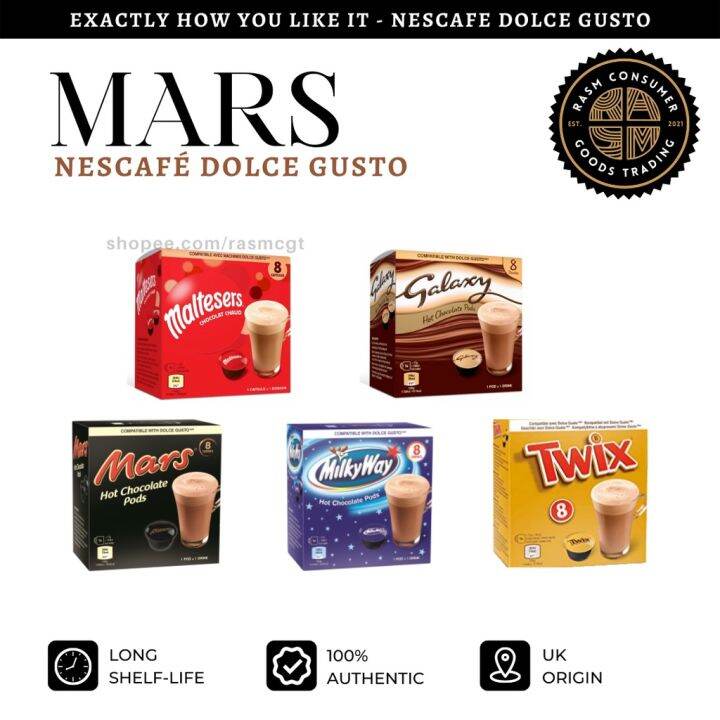 Nescafe Dolce Gusto Compatible Pods MARS Hot Chocolate (Maltesers