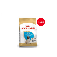 Royal Canin Pug Puppy 1.5kg อาหารเม็ดลูกสุนัข พันธุ์ปั๊ก อายุต่ำกว่า 10 เดือน (Dry Dog Food, โรยัล คานิน)(ส่งฟรี)(พร้อมส่ง!!!)