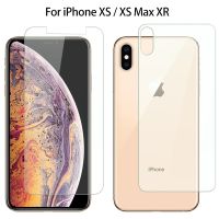 ล้างด้านหน้ากลับ2ชิ้นป้องกันกระจกนิรภัยสำหรับ XS Max XR XS X 7 8 6 6วินาทีพลัส5วินาที5 SE 2020ป้องกันหน้าจอฟิล์มด้านหลัง