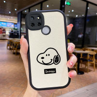 เคส Realme C25s Case Snoopy leather ซิลิโคนนุ่มกล้องหน้าเต็มหน้า ป้องกันกล้อง กันกระแทก ฝาหลัง