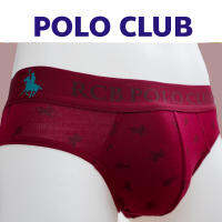 กางเกงในชาย POLO CLUB ทรงบรีฟ ทำจากผ้าฝ้ายเยื่อไผ่ สุดยอดความนุ่มลื่นเบาใส่สบาย แห้งไว สีไม่ตก ไม่ยืดง่าย ไม่เป็นขุย