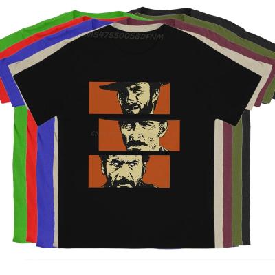 Male Classic Unique T Shirt The Good The Bad and The Ugly Film Leisure T-shirts Men Newest T-shirt For Adult Men Graphic Tees