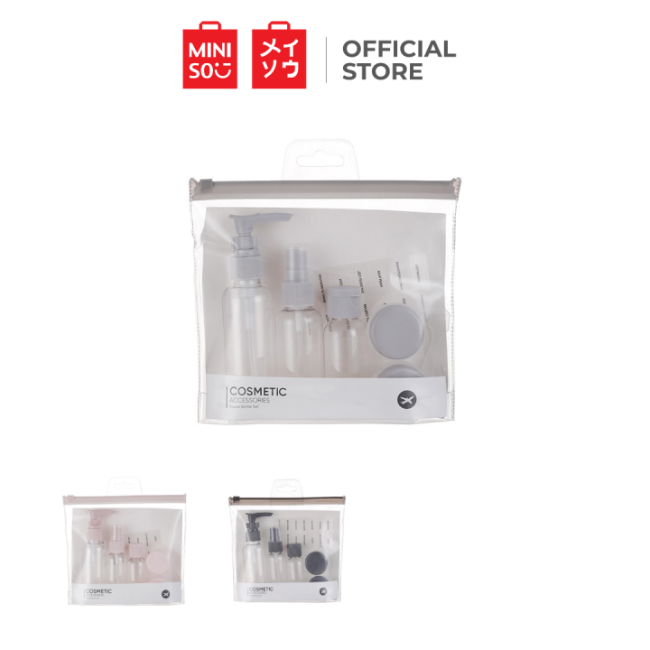 MINISO travel bottle set ( 5 pcs) Lazada PH