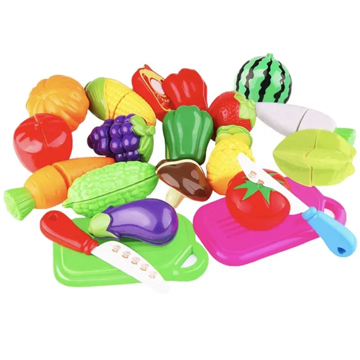 ☝Cuttable Fruit, Children's Toys, Girls'Vegetable toy Suit | Lazada PH