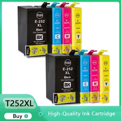 For Epson 252XL Ink Cartridge Epson T252XL E-252XL 252 XL For Epson WorkForce WF-7610 WF-7620 WF-3620 WF-3640 7710 7720 Printer Ink Cartridges