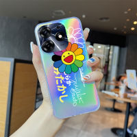 Casing Ponsel สำหรับ Infinix Tecno Spark 10 Pro Tecno Spark 8C Spark Go 2022เคสแฟชั่นสีสันสดใสเคสปลอกบัตรเลเซอร์ในตัว