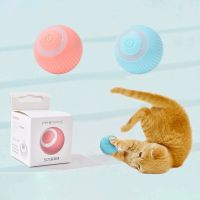 〖Love pets〗 Electric Cat Ball Toys Automatic Rolling Smart Cat Toys for Cats Training Self moving Kitten Toys for Indoor Interactive Playing