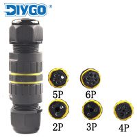 ❒◕○ IP68 M20 Waterproof Cable Connector 2/3/4/5/6 Pin Screw Wiring Terminal Wire Connectors for Electrical Light Junction Box DIY GO