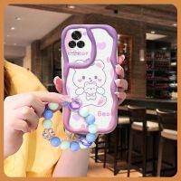 Full edging lovely Phone Case For Redmi K50 interest romantic Wave border dustproof Pendants flower Liquid silicone