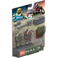 Mega Construx Halo มาสเตอร์ชีฟ Vs Brute Warrior ตุ๊กตาขยับแขนขาได้52ชิ้นบล็อกอาคารประกอบของเล่นหุ่นอะนิเมะ GNW38ของขวัญ