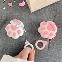 [SOSO 3C accessories] 3D การ์ตูน Cat Paw Design หูฟังไร้สายบลูทูธสำหรับ AirPods 1 2 3กล่องชาร์จซิลิโคนโปร