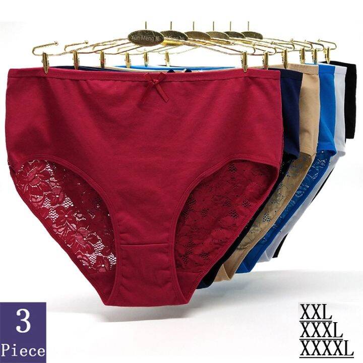 cw-3pcs-lot-3xl-4xl-large-size-panties-woman-hollow-out-soft-95-cotton-mid-waist