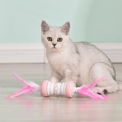Militarys Magic Magic Wand Rollerของเล่นหยอกแมวของเล่นชาร์จUsbบอลกลิ้งบอลกะพริบแบบไฟLed