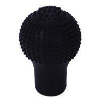 Car Vehicle Round Black Silicone Nonslip Lever Gear Shift Knob Cover