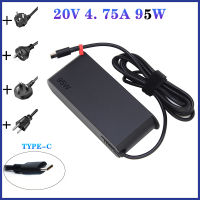 20V 4.75A 95W ADLX95YLC3A ADLX95YCC3A แหล่งจ่ายไฟอะแดปเตอร์ AC สำหรับ THINKPAD Y740S X1แท็บเล็ต2016แล็ปท็อปชาร์จ