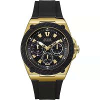 พร้อมสต็อก ！GUESS  Legacy Quartz Black Dial Mens Watch W1049G5 W1049G2 W1049G3 W1049G6  45mm