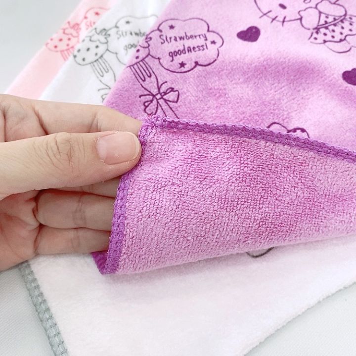 ผ้าเช็ดมือ-ผ้าเช็ดมือแบบแขวนได้-ลายคิตตี้-คละสี