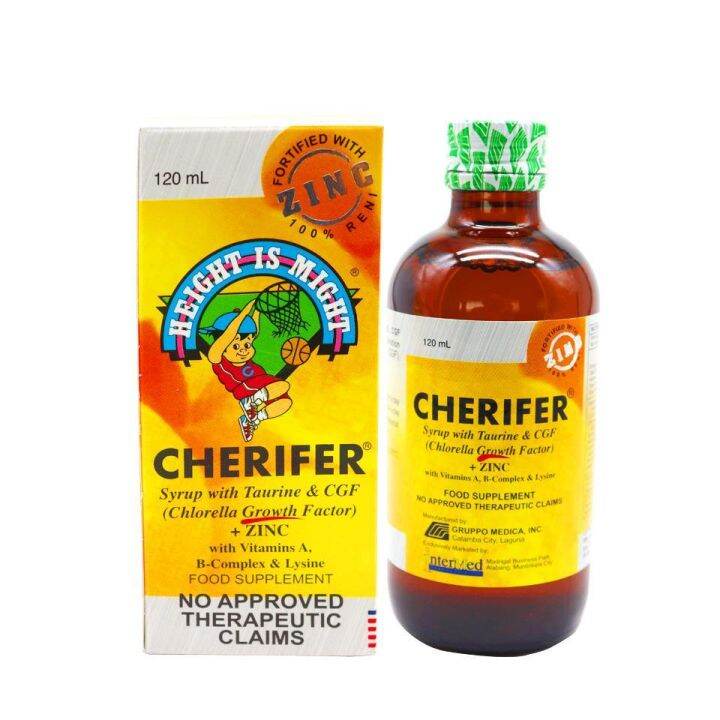 Cherifer w Zinc (712 year old) 120ml 1 Bottle Lazada PH