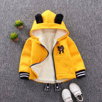 Winter Baby Boys Thick Woolen Tops Infant Kids Boys Topwear Jackets Clothing Children Outerweat Jacket Coat