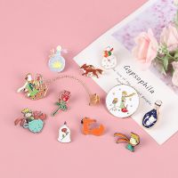 【DT】hot！ The Little Pin Classical Tale Brooch Le Petit Patches Denim Shirt Badge Wholesale