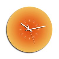 30x30cm Sunset Wall Clock Acrylic High Quality Orange Simple And Elegant