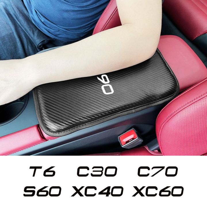Car Armrest Cushion Cover Pad Auto Accessories For Volvo XC90 XC60