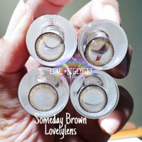 ราคาพิเศษษ** (บิ๊กอาย ตาโต) รุ่น Someday Brown แบรนด์ Lovelylens  คอนแทคเลนส์ สีน้ำตาล มาใหม่ ตาหวาน ตาวาว ราคาถูก คอนเทนเลนส์ คอนเทคเลนสายตา คอนเทคเลนตาโต แฟชั่น แว่น เลนส์ แว่นสายตา แว่นกันแดด