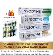 Combo 6 hộp kem đánh răng sensodyne giúp trắng răng hương thơm mát giảm ê