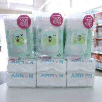 NANNY Baby Wipes ผ้าเปียกทำความสะอาดผิว สูตรน้ำบริสุทธิ์ 99%  80 แผ่น แพ็ค 1 แถม 1 (6 แพ็ค)