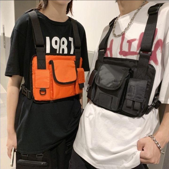 FASHION INSTINCT BAG FRONT CHEST, Men's Fashion, Bags, Belt bags, Clutches  and Pouches on Carousell