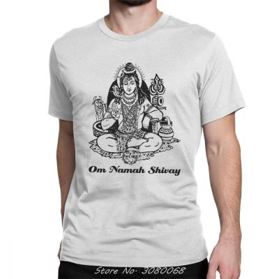 Indian God Shiva Funny T-Shirt For Men Short Sleeve Tops Gift Tee Shirt Summer Cotton O-Neck T-Shirts Streetwear