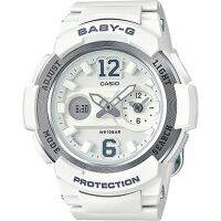 Casio Baby-G หน้าปัดคู่เวลาโลก BGA-210-7B4นาฬิกาดิจิตัลอะนาล็อก