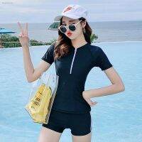 swimsuit plus size swimming suit 2021 pakaian renang baru pelajar perempuan versi Korea penutup konservatif pelangsing perut musim panas baju renang berpecah dua potong dewasa