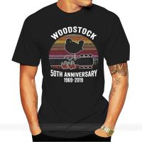 #1 Woodstock 50Th Anniversary 1969-shubuzhi Vintage Men;S Tee Music Festival T-Shirt Plus Size Tee Shirt