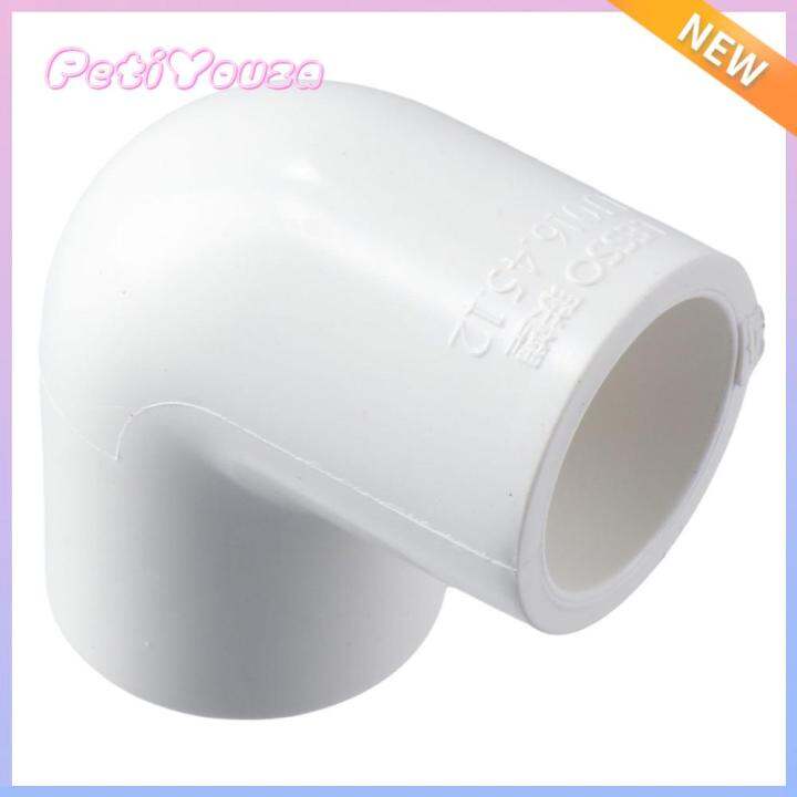 PETIYOUZA 10 Pcs White Twoway PVC Pipe Fittings 1/2 Inch PVC Fittings