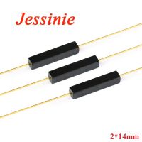 10 PCS Plastic Type Reed Switch 2*14mm Normally Open Magnetic Control Switch GPS 14A Anti Vibration/Damage Contact For Sensor NO