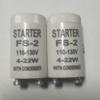 CRUBON FS-2 Starter for AC110V-130V 4-22W Fluorescent Tube Fuse Starter CE Rohs 25pcslot