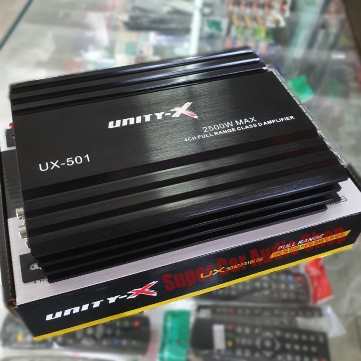 ราคาพิเศษ-เพาเวอร์แอมป์-คลาสดี-4-ch-2500-w-unity-x-power-amp-class-d-4ch-ขับกลางแหลม-หรือซับ