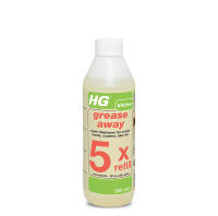 เอชจี ขจัดคราบไขมัน (HG GREASE AWAY Refill) ชนิดเติม ขนาด 500 มล. - กำจัดคราบน้ำมันและคราบไขมันจากการทำอาหารในห้องครัว