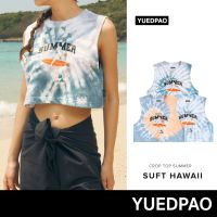 Yuedpao  ยอดขาย No.1 รับประกันไม่ย้วย 2 ปี เสื้อยืดเปล่า เสื้อยืด Crop summer suft