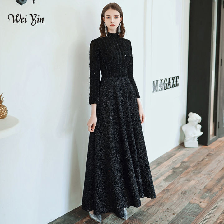 wei-yin-ae0330-long-sleeves-black-high-neck-prom-dresses-a-line-evening-party-gowns-custom-made-plus-size-y-prom-gown
