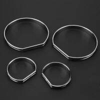 4pcs Car Front Dashboard Frame Decoration Trim Circle Styling Accessories for BMW E46