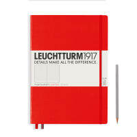 Leuchtturm1917 Hardcover Notebook Red สมุดโน๊ต Leuchtturm1917 ปกแข็ง สีแดง